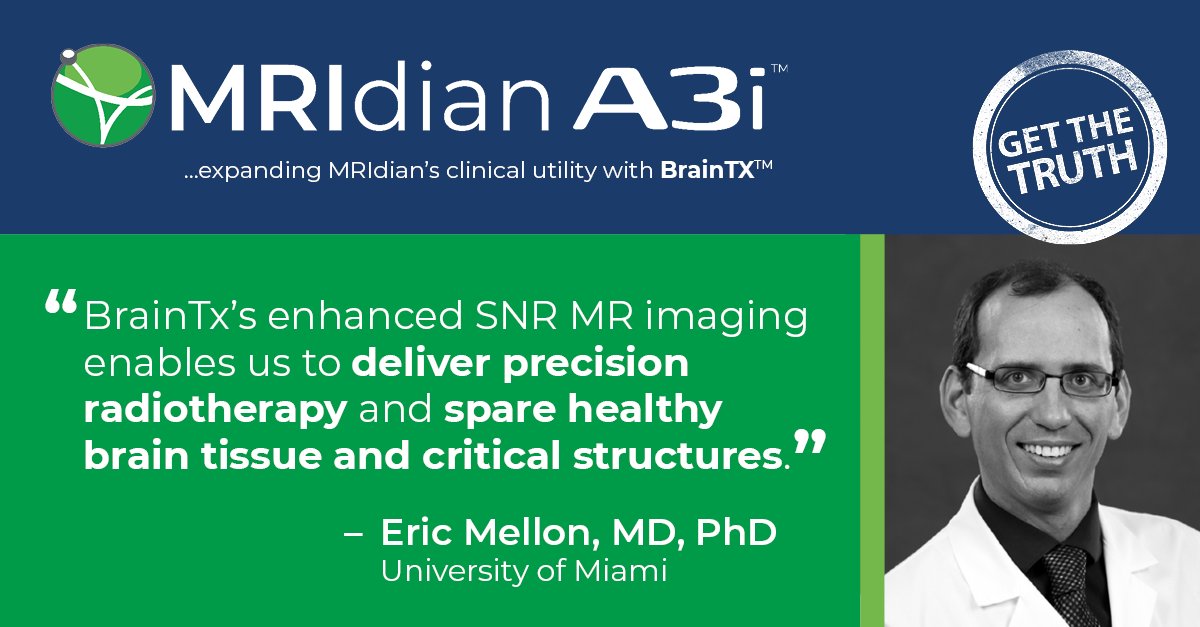 #BrainTx leverages MR imaging to deliver personalized and precise brain radiation treatment while sparing healthy tissue and OARs. Watch our webinar recording to learn more about #MRIdian for brain: bigmarker.com/viewray/MRIdia…