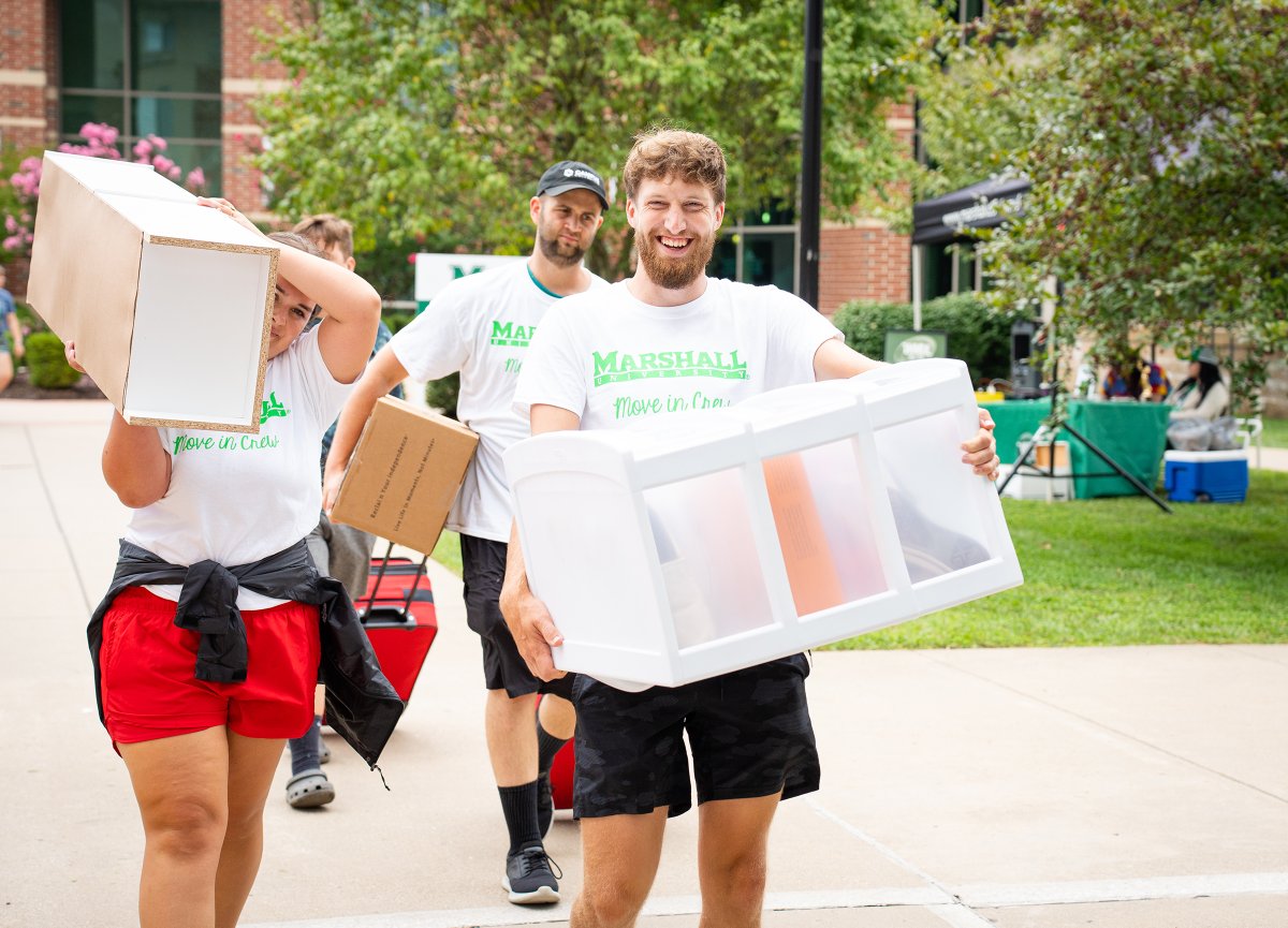 marshallu's tweet photo. Class of 2027 move-in begins one month from today! https://t.co/dxjpKGCGr0