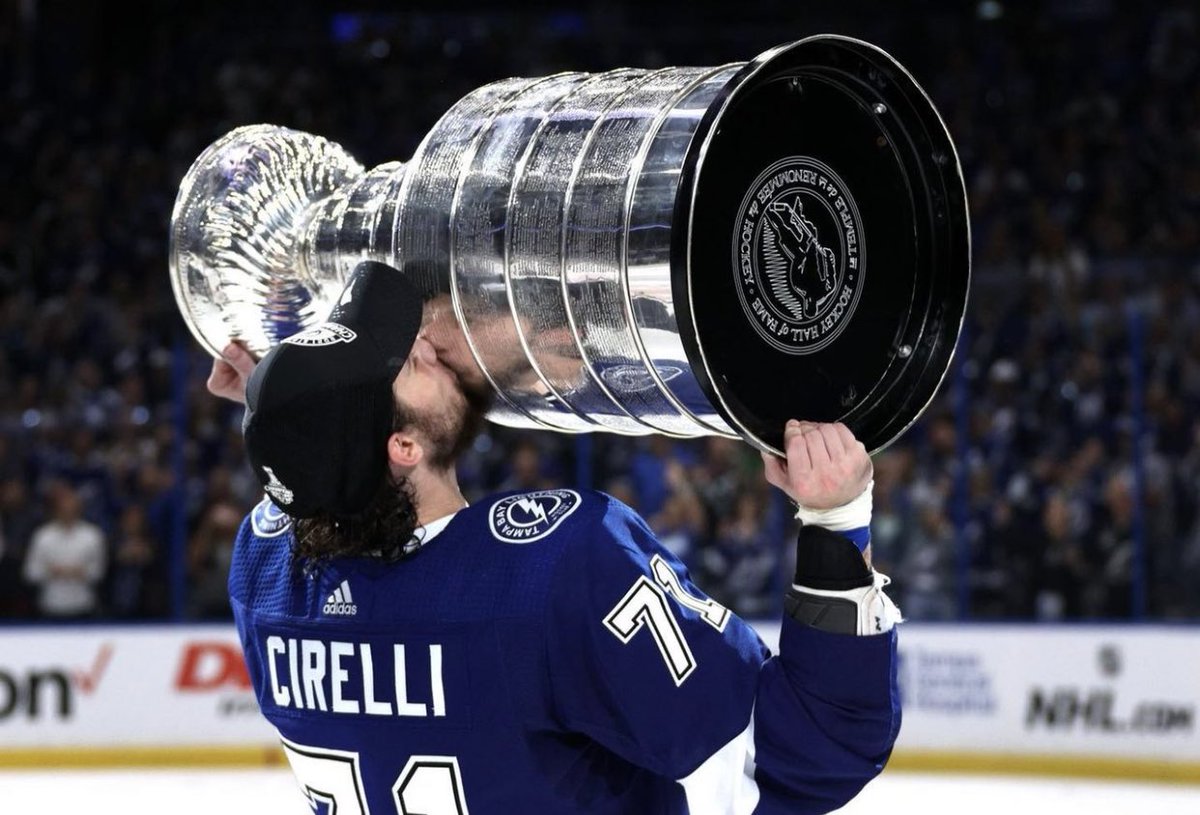 NPaul_20's tweet photo. Happy 26th birthday to the best two-way forward in the NHL today and future Selke trophy winner, Anthony Cirelli. 

One of the best shutdown forwards in the NHL today thanks to hockey smarts, work ethic and attention to detail. https://t.co/5uYTNitjaU