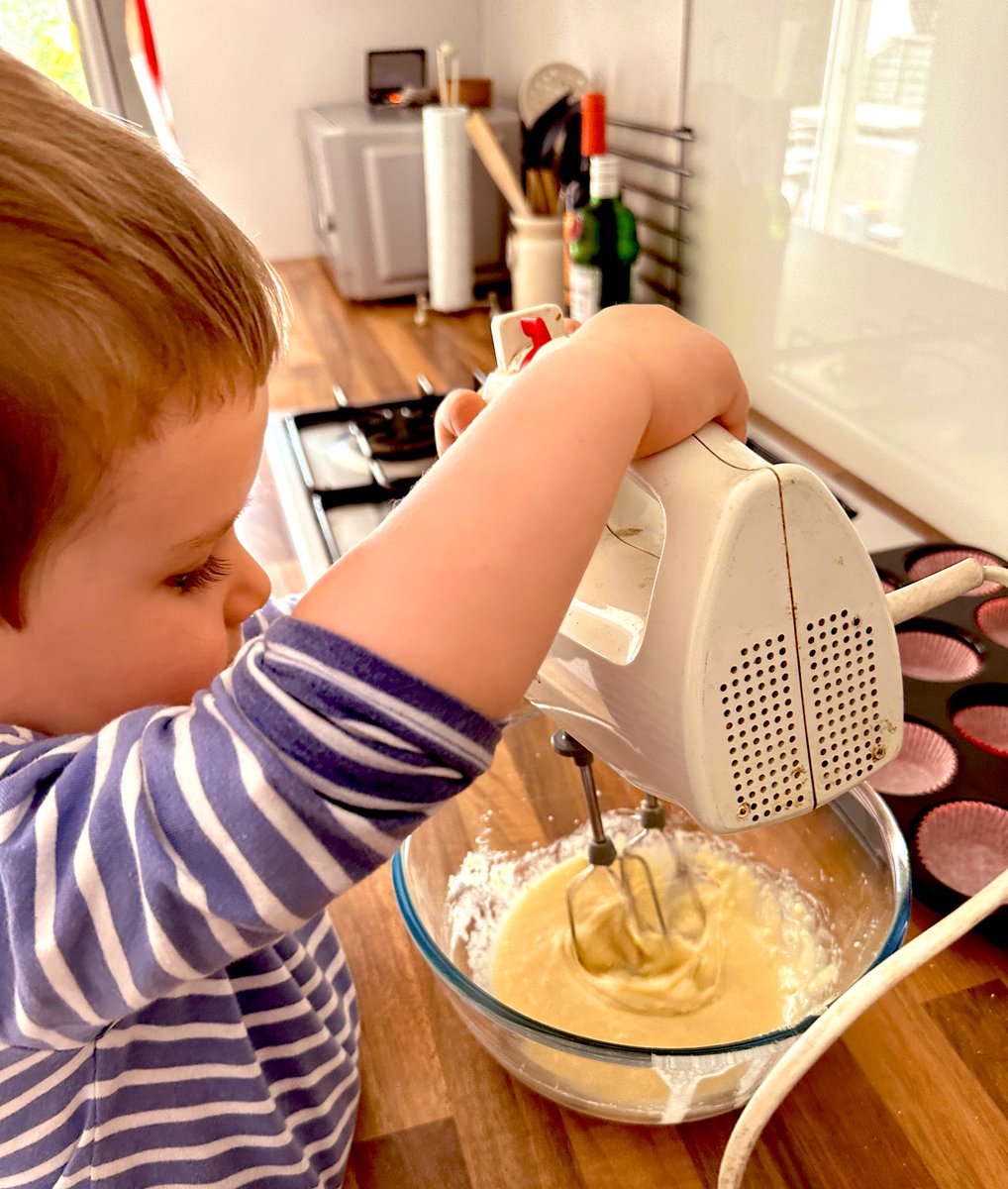 nina_fsmith's tweet photo. Special moment baking with Arlo for the first time - and using the same whisk that my Mum used with me 🩵🧁 https://t.co/3vvYXFQv3T