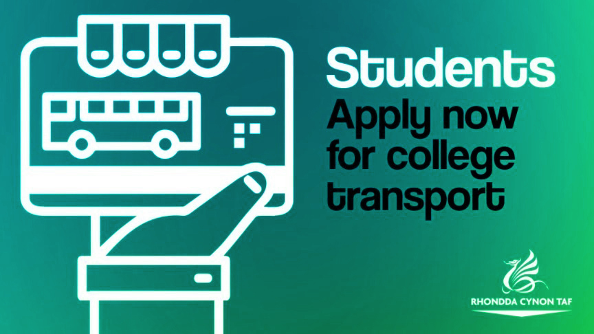 Are you attending college from September 2023? You can now apply for your college bus pass online – this includes transport to St David’s College and Bridgend/Pencoed College. Click here to apply online: orlo.uk/RRMG7