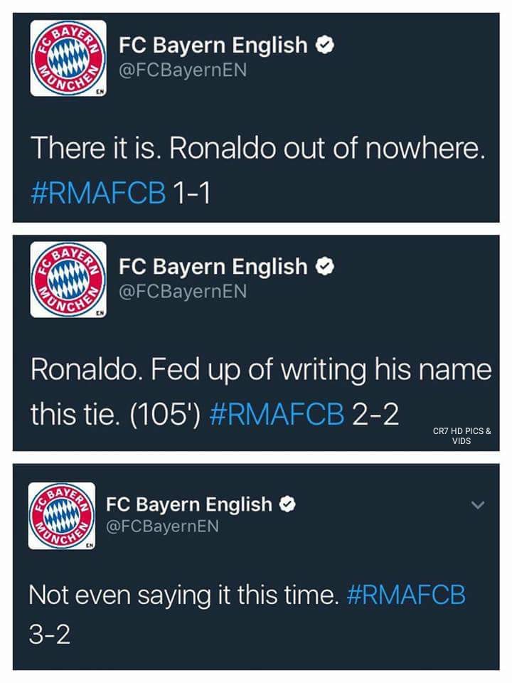 RT @CristianoXtra_: Throwback to when Cristiano Ronaldo destroyed Bayern Munich. https://t.co/DaBGvZPzQu