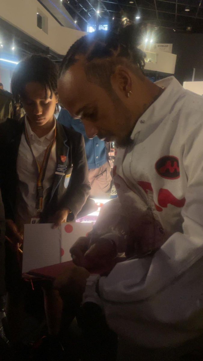 Sameer was able to hang about with the Big Boyz at FI silverstone. Golden opportunity to meet Lewis Hamilton &amp; team to see all the work behind the scenes before F1 Race.
thetelegraphandargus.co.uk/news/23648925.…