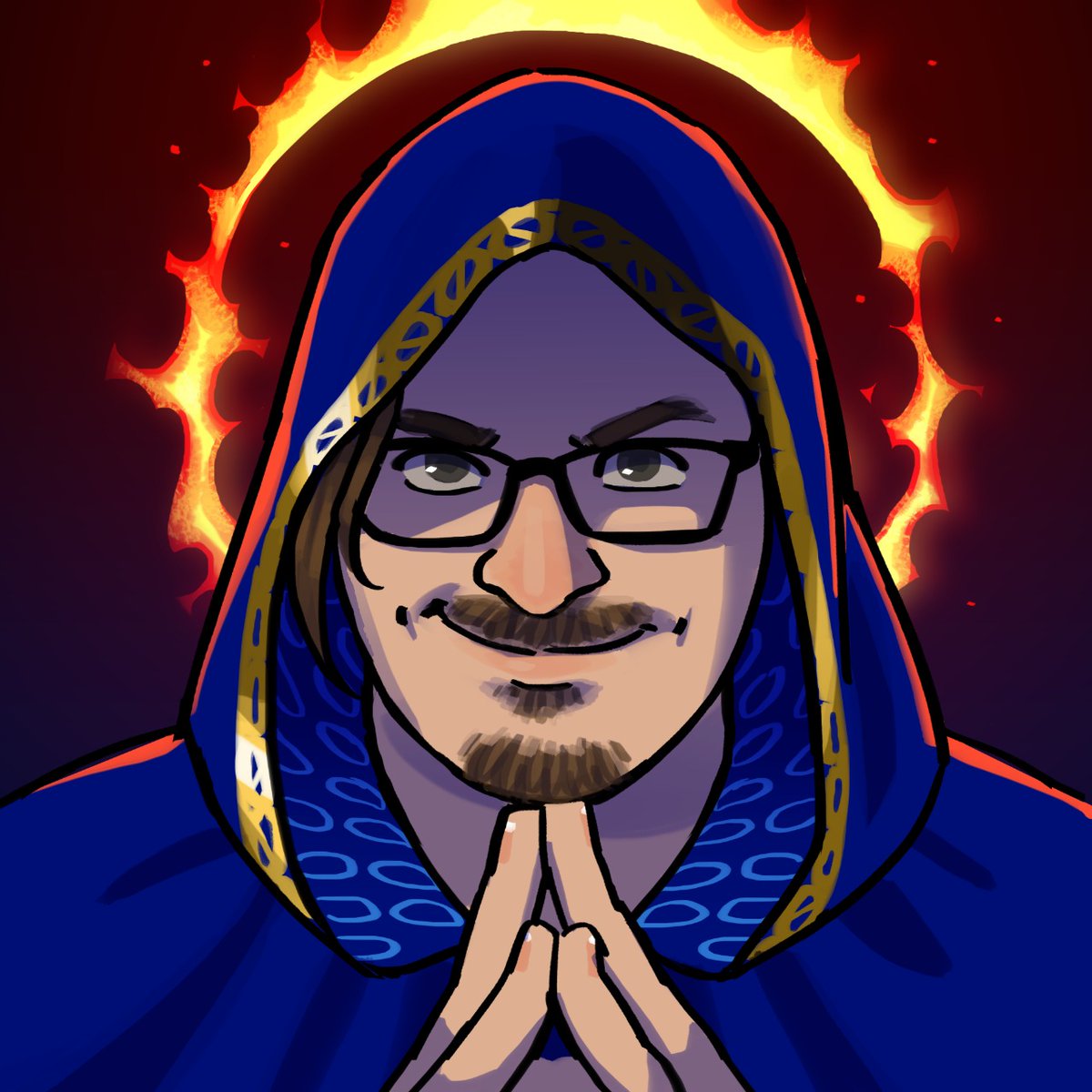 One of my players made this icon for me. Now I need a cloak like this to add to my DMing gear. Flaming rule 0 not included but implied. @shmegolas
#NewProfilePic