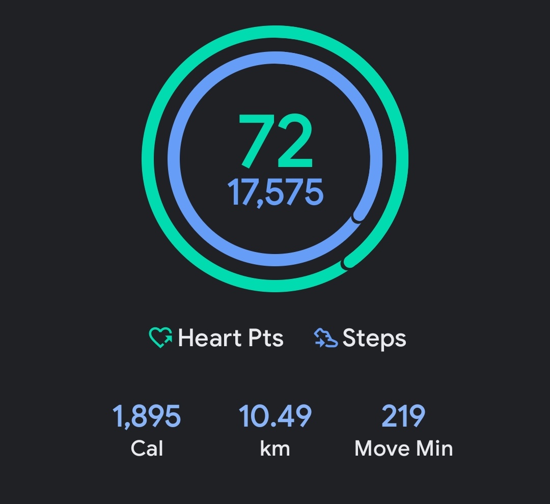 untuk orang yang sehari harinya cuma 2 ribu langkah, gila