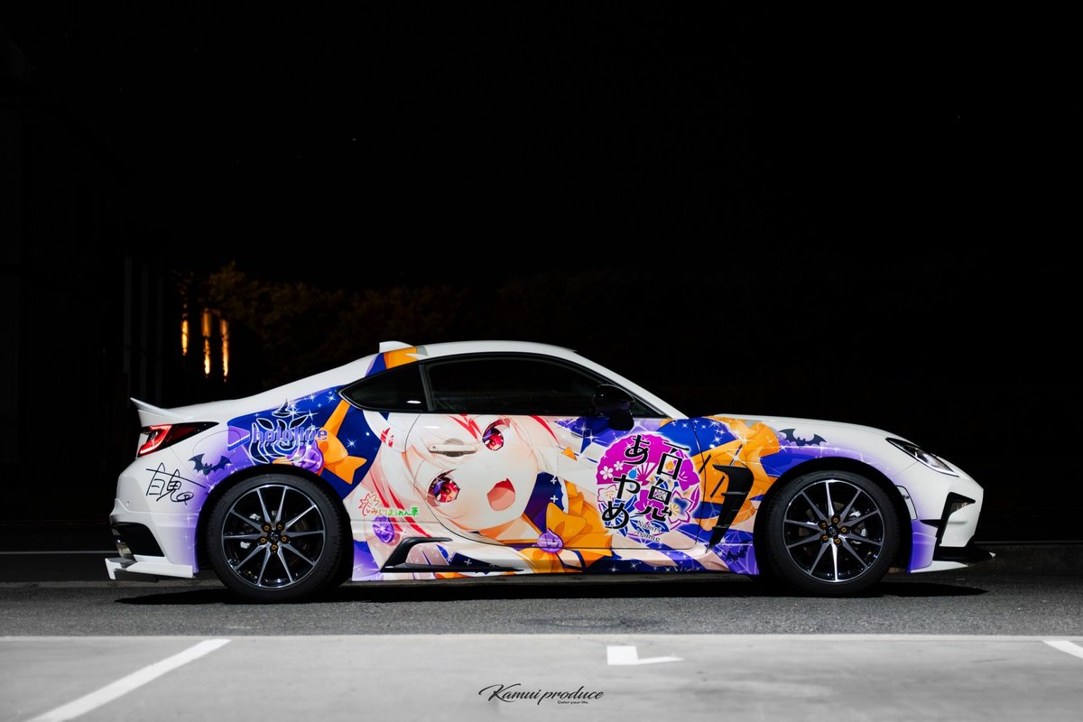 こんなきり～‼️😈 この度GR86で百鬼あやめちゃんの痛車完成しました