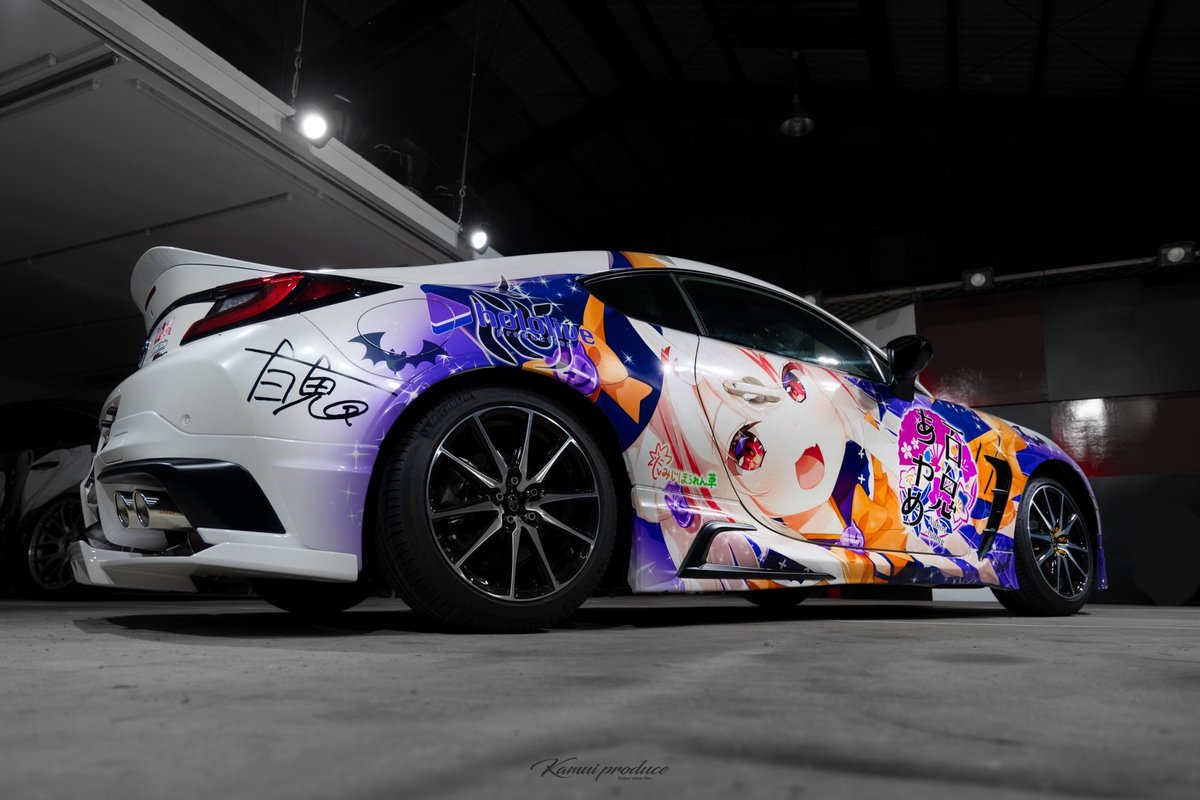 こんなきり～‼️😈 この度GR86で百鬼あやめちゃんの痛車完成しました