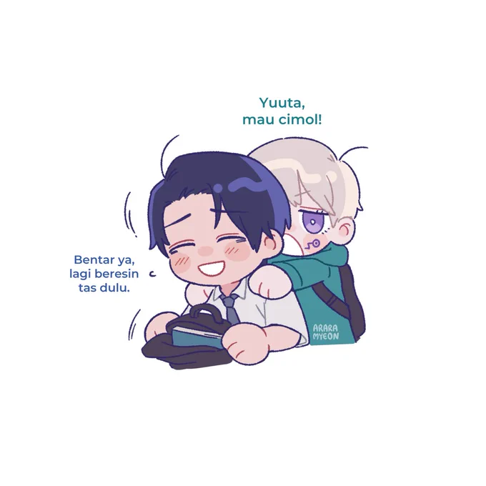 Class President Yuuta x Class Secretary Inumaki #乙棘 #呪術廻戦