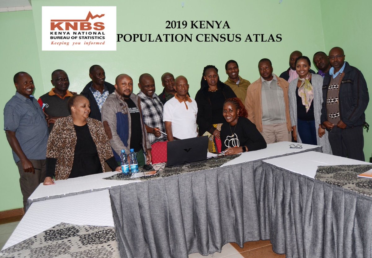 UNDP Kenya staff with KNBS team during the 2019 Population Atlas compilation workshop (10-16 Jul 23) supported by UNDP and other partners@Kyaka hotel in Machakos