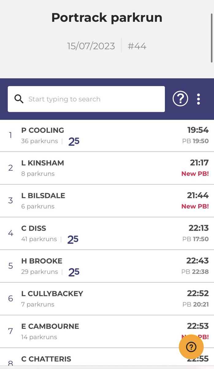 Fantastic numbers again today at event number 44 <a href="/HMPHolmeHouse/">HMP Holme House</a> A whopping 52 participants with 7 first timers and 13 new PBs!! Big shout out to the volunteers for making it happen and to the staff for facilitating every week 🧡🫶#prison #parkrun #hmpps