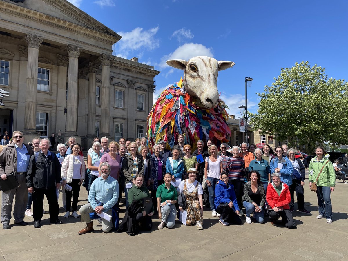 Huddersfield Choral (@huddschoral) on Twitter photo 🐑🐑Sun shining after the rain at our #HERD2023 rehearsal today. Come and see us in St George’s Square for the final performance tomorrow. <a href="/cr8tivekirklees/">Creative Kirklees</a> <a href="/musicinkirklees/">Music in Kirklees</a> 😃🐑<a href="/artichoketrust/">Artichoke</a> 🐑🐑Sun shining after the rain at our #HERD2023 rehearsal today. Come and see us in St George’s Square for the final performance tomorrow. <a href="/cr8tivekirklees/">Creative Kirklees</a> <a href="/musicinkirklees/">Music in Kirklees</a> 😃🐑<a href="/artichoketrust/">Artichoke</a>