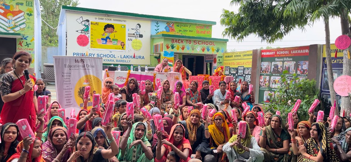 neeta424553's tweet photo. Environmental Awareness campaign and pad distribution drive conducted by Pink Club at P. S. Lakhaura in collaboration with DGATS care foundation &amp; My Padbank.
#period #saveenvironment #UttarPradesh #womenempowerment #pinkclub https://t.co/ql2KNvuhWq