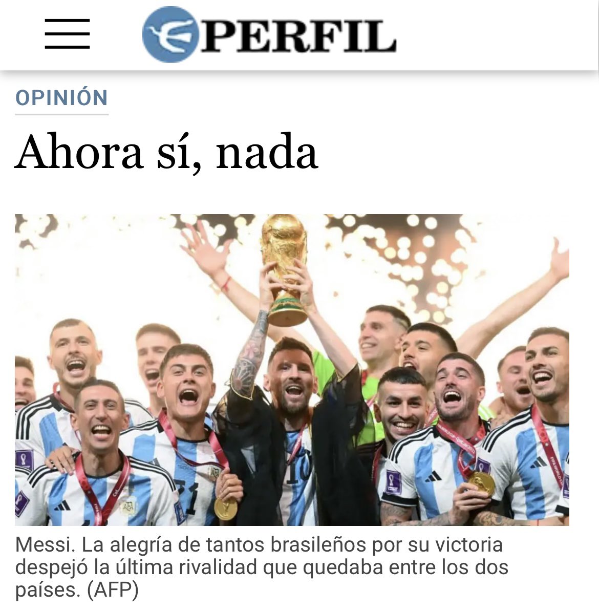 Brasil en Argentina tweet media