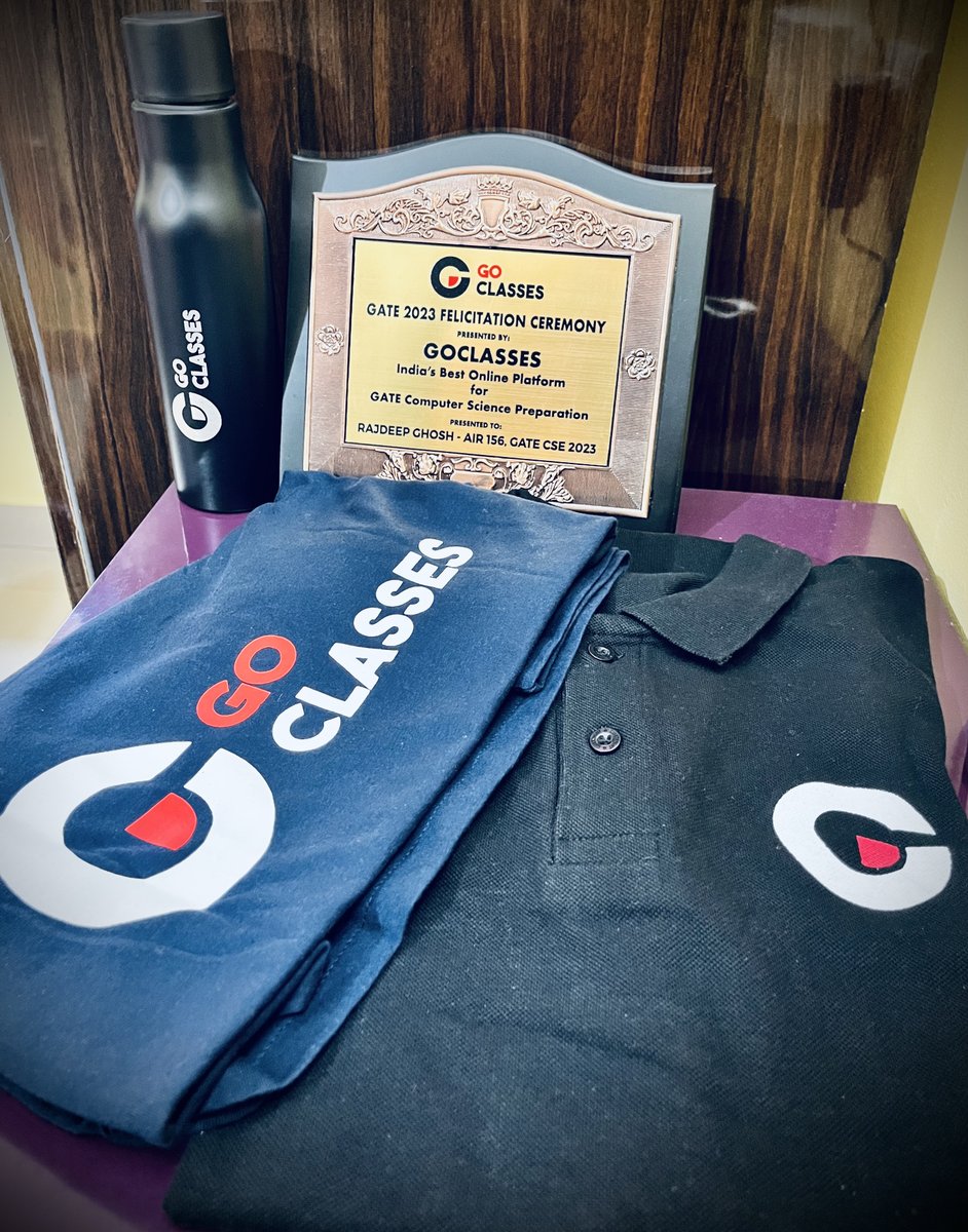 Rajdeep57931085's tweet image. GATE Conquered, Rewards Unleashed: @GOClasses_CSE  Celebrates Triumph with Exciting Surprises! 🏆🎁 

 #GATEPreparation #GOClasses #Rewards