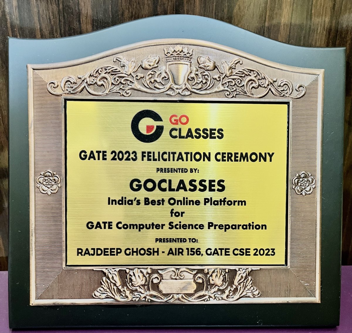 Rajdeep57931085's tweet image. GATE Conquered, Rewards Unleashed: @GOClasses_CSE  Celebrates Triumph with Exciting Surprises! 🏆🎁 

 #GATEPreparation #GOClasses #Rewards