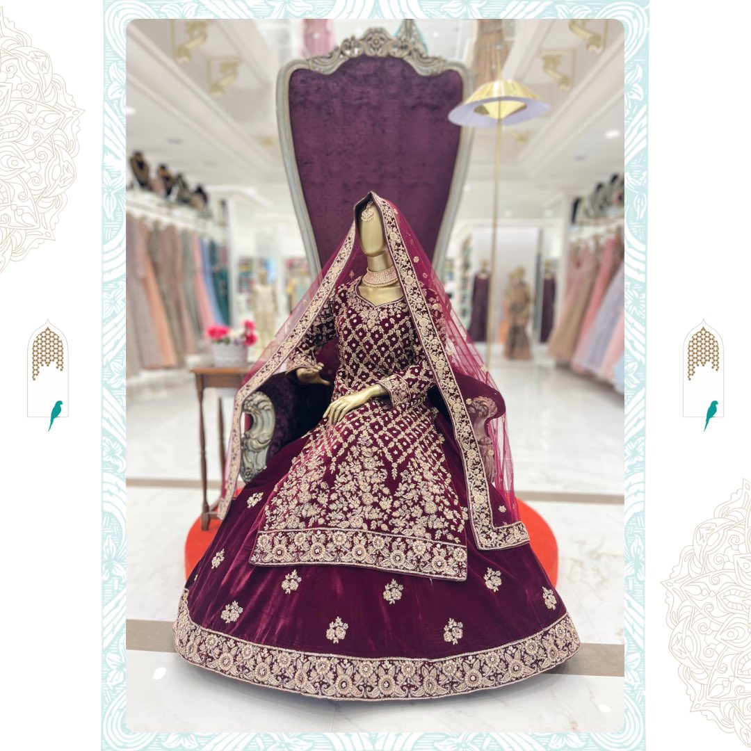 KashishIndia's tweet photo. Bridal Fashions - From The Fashion Leaders 🦜 
Bridal Collection In stores now❗️
Dubai - India

#kashish #nikah #khadadupatta #lehenga #WeddingGharara  #BridalInspiration #BridalStyle #BridalCouture #BridalLook #bridalwear #gharara #hyderabadishaadi #hyderabadiwedding https://t.co/6x8qUVzohw