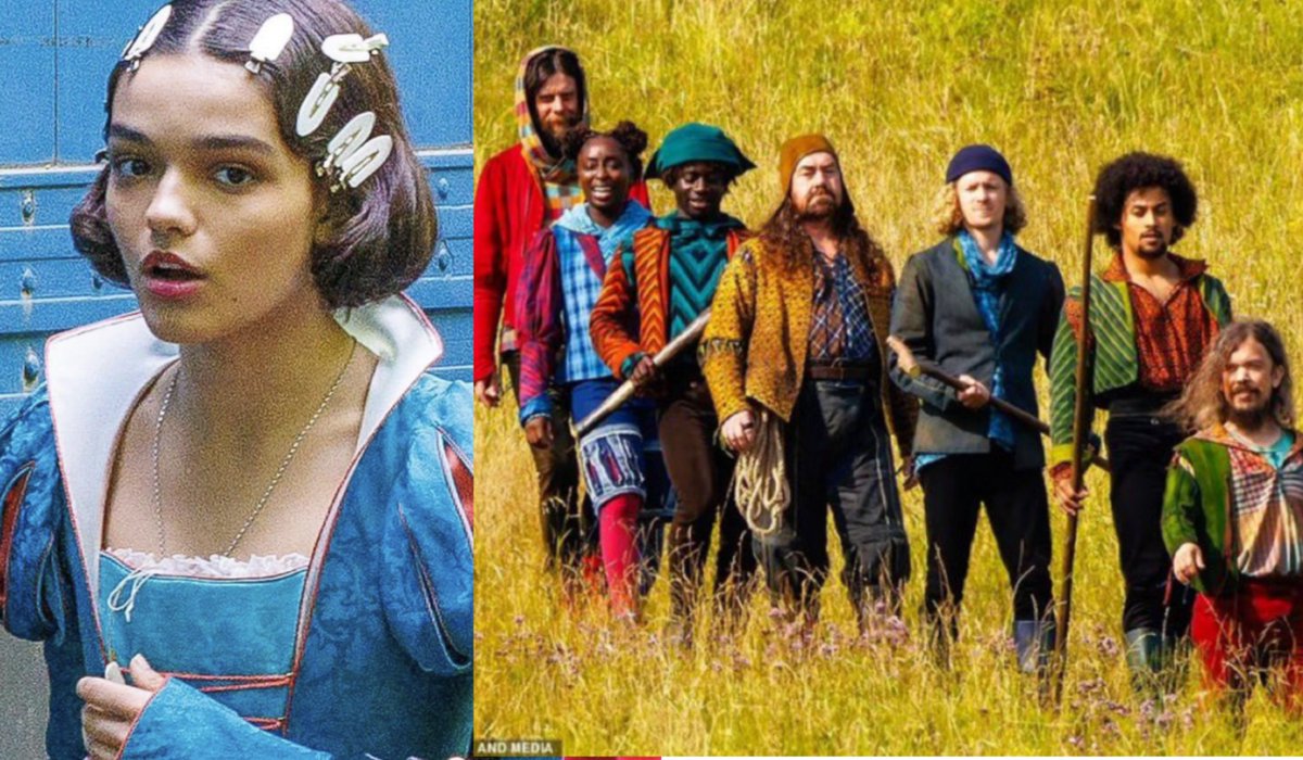 krassenstein's tweet image. The new Snow White, played by Rachel Zegler, is NOT caucasian.

The Seven Dwarfs are not all caucasian either.

If you are calling to boycott Disney and Hollywood, or hoping for them to lose money because they decided to tell a make-believe story using characters that look…