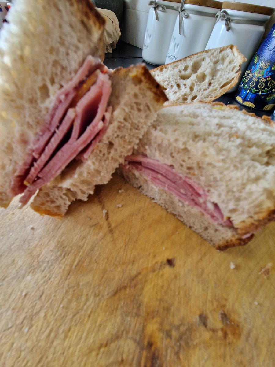 hecooksalot's tweet photo. Saturday Lunch Glazed Limerick Ham from O'Connells on Novaks Bakery Sourdough from @TheMilkMarket #localisbest #simpleisbest https://t.co/tIG83n5pQm