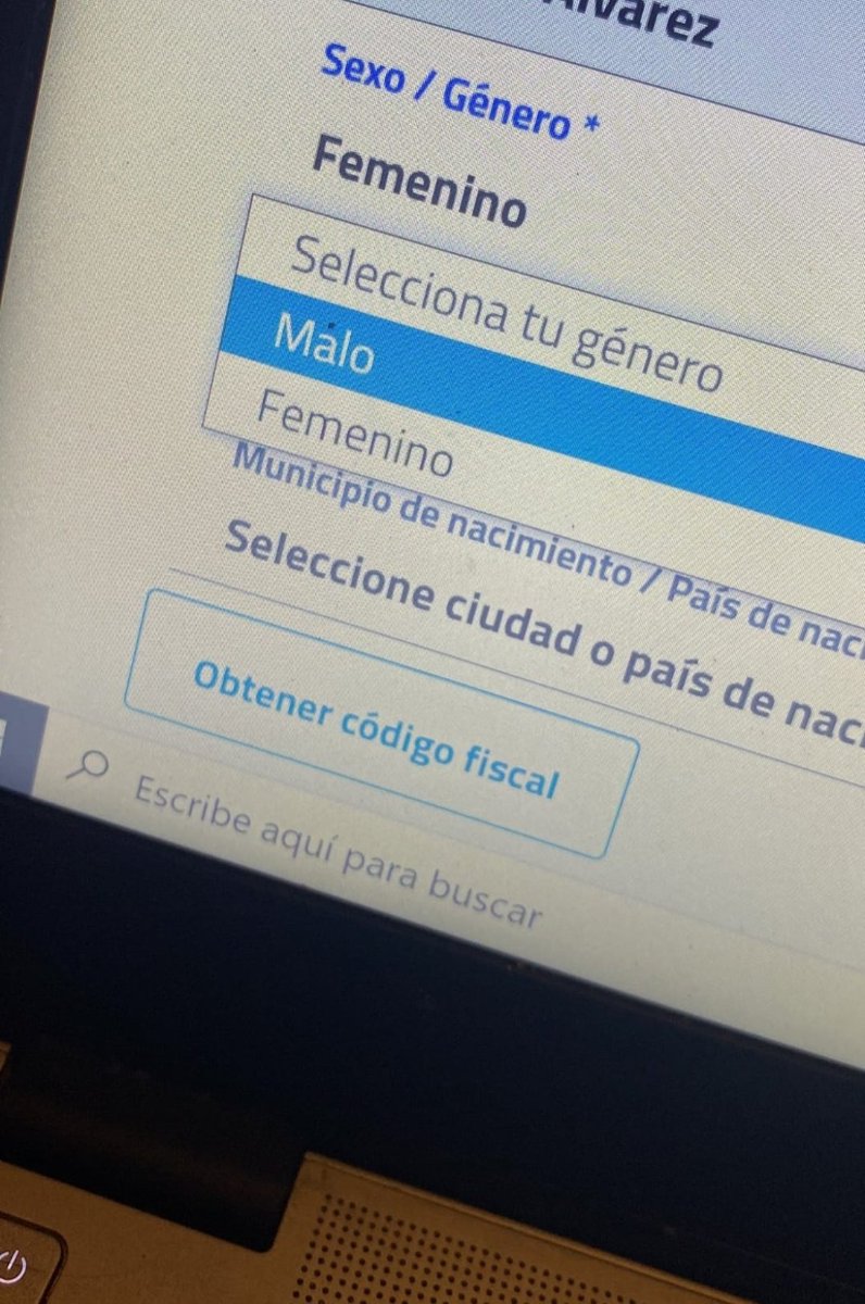 Ah yes the two genders