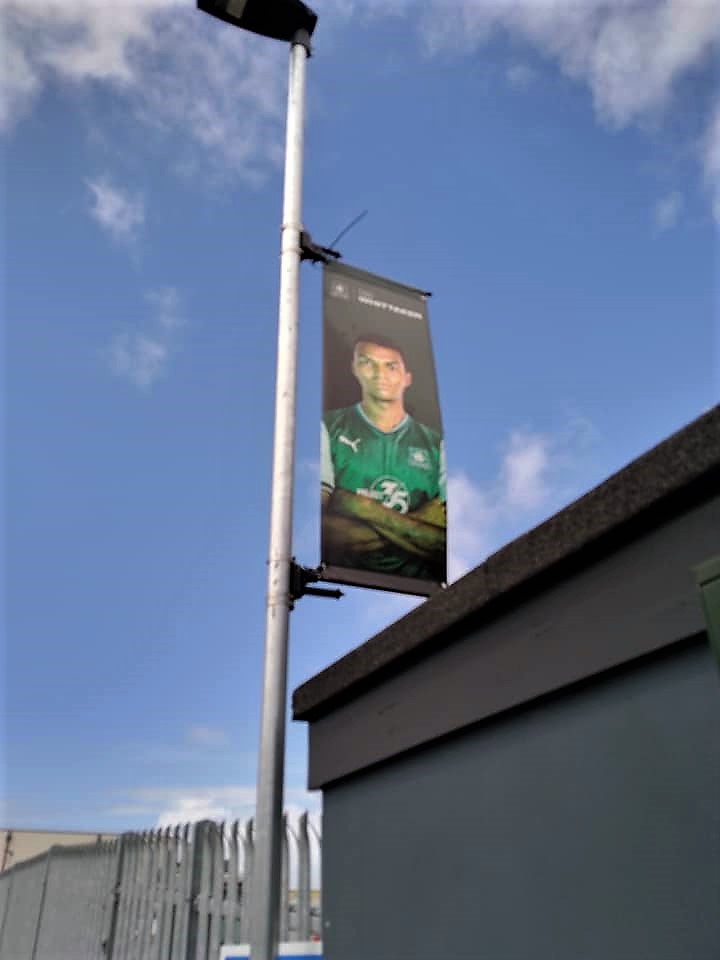 @NikPAFC A pic of portrait this morning outside the grandstand. I looked at it and I knew he is on his way. It was an almost spiritual experience
