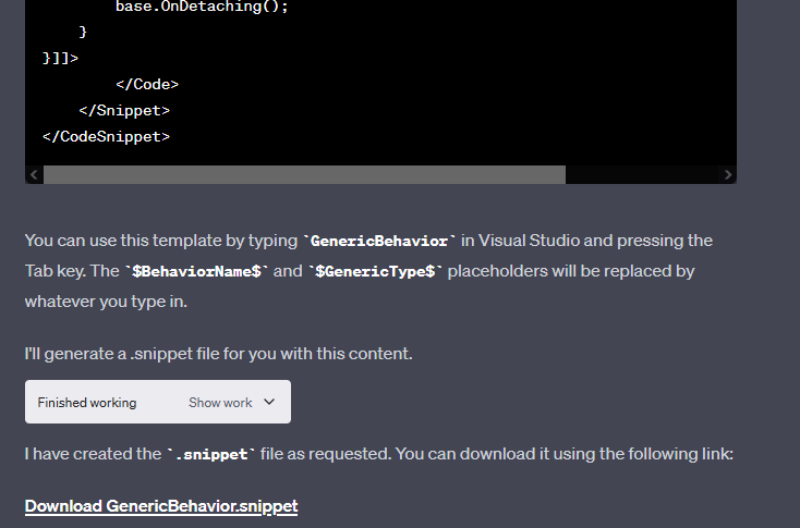 forensicmike1's tweet image. been looking for uses for #chatgpt #codeinterpreter and while this isn&apos;t fancy, it&apos;s nice to know its possible.

I gave it example code, told it what parts I wanted to change, and had it generate a code snippet, then asked it to make a file I could download so I could be lazy 🙃
