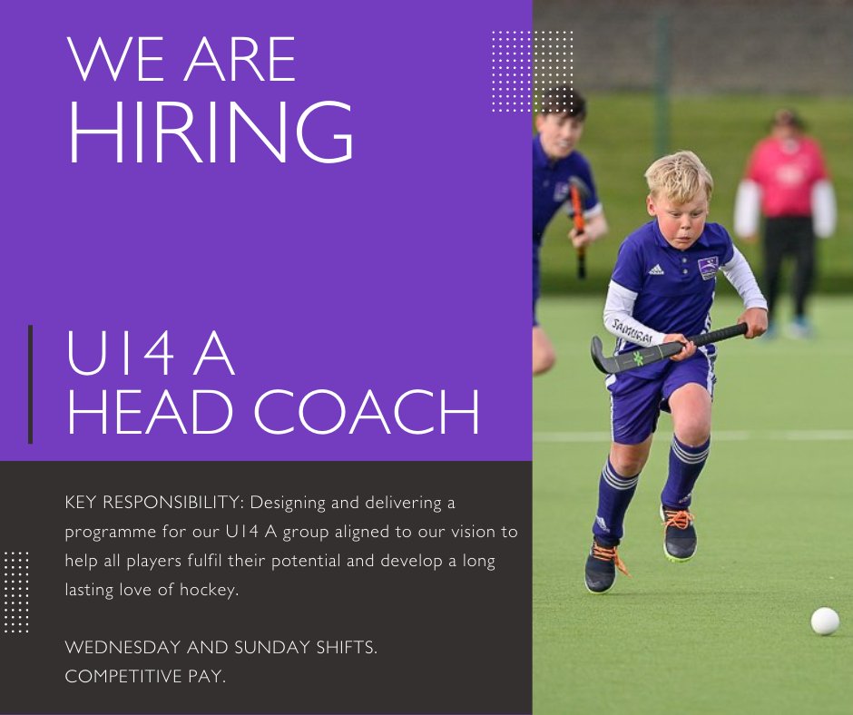 Inverleith Hockey Club (@inverleithhc) on Twitter photo WE ARE HIRING // U14 A HEAD COACH
This is a perfect role for any coach looking to work with talented young players and stretch their coaching.
If interested please email our Head of Youth thomasbarton1616@gmail.com.
RT🙏 <a href="/ScottishHockey/">Scottish Hockey</a> WE ARE HIRING // U14 A HEAD COACH
This is a perfect role for any coach looking to work with talented young players and stretch their coaching.
If interested please email our Head of Youth thomasbarton1616@gmail.com.
RT🙏 <a href="/ScottishHockey/">Scottish Hockey</a>