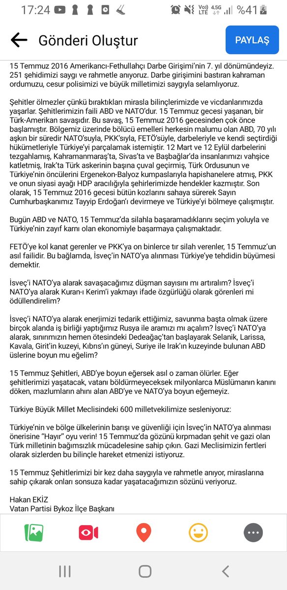 Değerli yurttaşlarımız