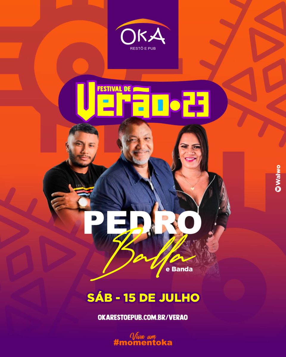 okarestoepub's tweet photo. 🎉 Não perca o Festival de Verão 2023 do Oka Restô e Pub neste sábado, 15 de julho! 🌴 Desfrute de um delicioso jantar a partir das 19h e prepare-se para uma noite incrível com Pedro Balla e Banda, arrebentando com os melhores sucessos do momento e os hits da música paraense! 🎵 https://t.co/MniLbRU8XS