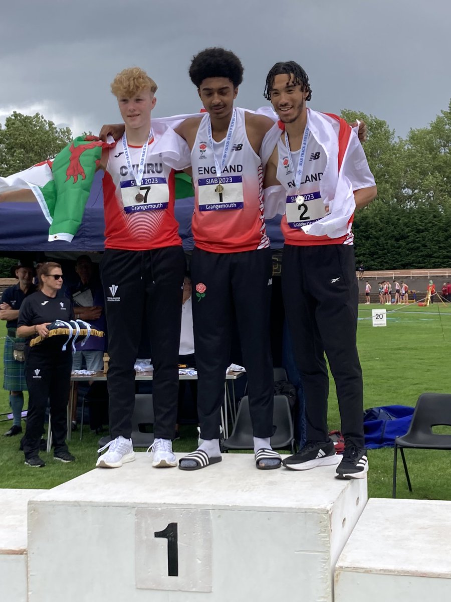 siab2023's tweet photo. Boys 100mH medalists
🥇🏴󠁧󠁢󠁥󠁮󠁧󠁿
🥈🏴󠁧󠁢󠁥󠁮󠁧󠁿
🥉🏴󠁧󠁢󠁷󠁬󠁳󠁿 https://t.co/YT5ZuXwxbz