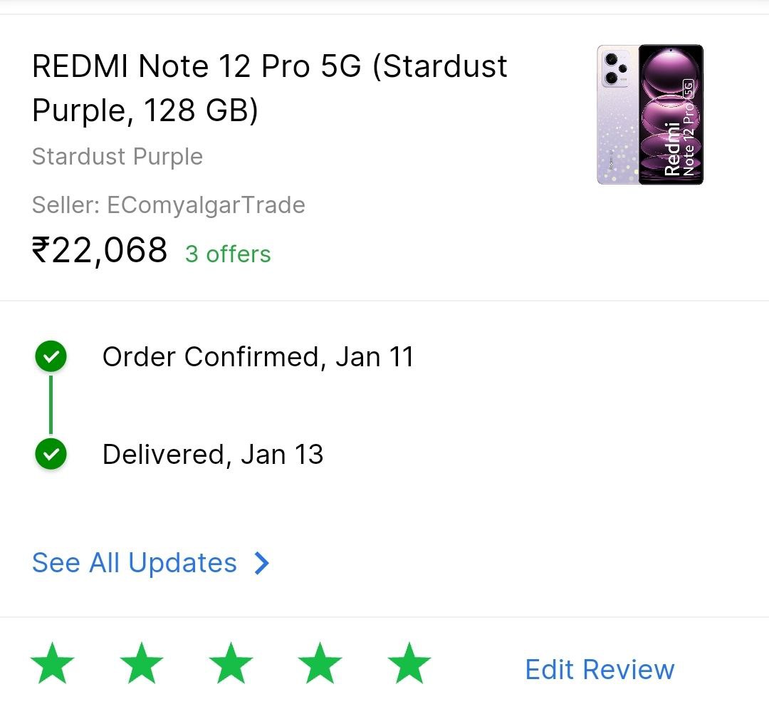 Meghna112's tweet photo. @XiaomiIndia Congrats for 9th anniversary @XiaomiIndia 🔥🔥

I bought the marvelous, absolute beauty redmi note 12pro 5g stardust varient 😍😍

Thanks for making such elegant phones , hope to win 🤞🤞 https://t.co/6kkFewcYGz