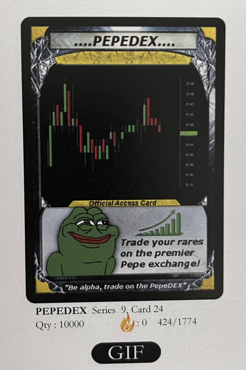 mayaNFT's tweet photo. One OG #Rarepepe a day #pepedex ๐ธ #NFT #Bitcoin https://t.co/zRHsox2oXW