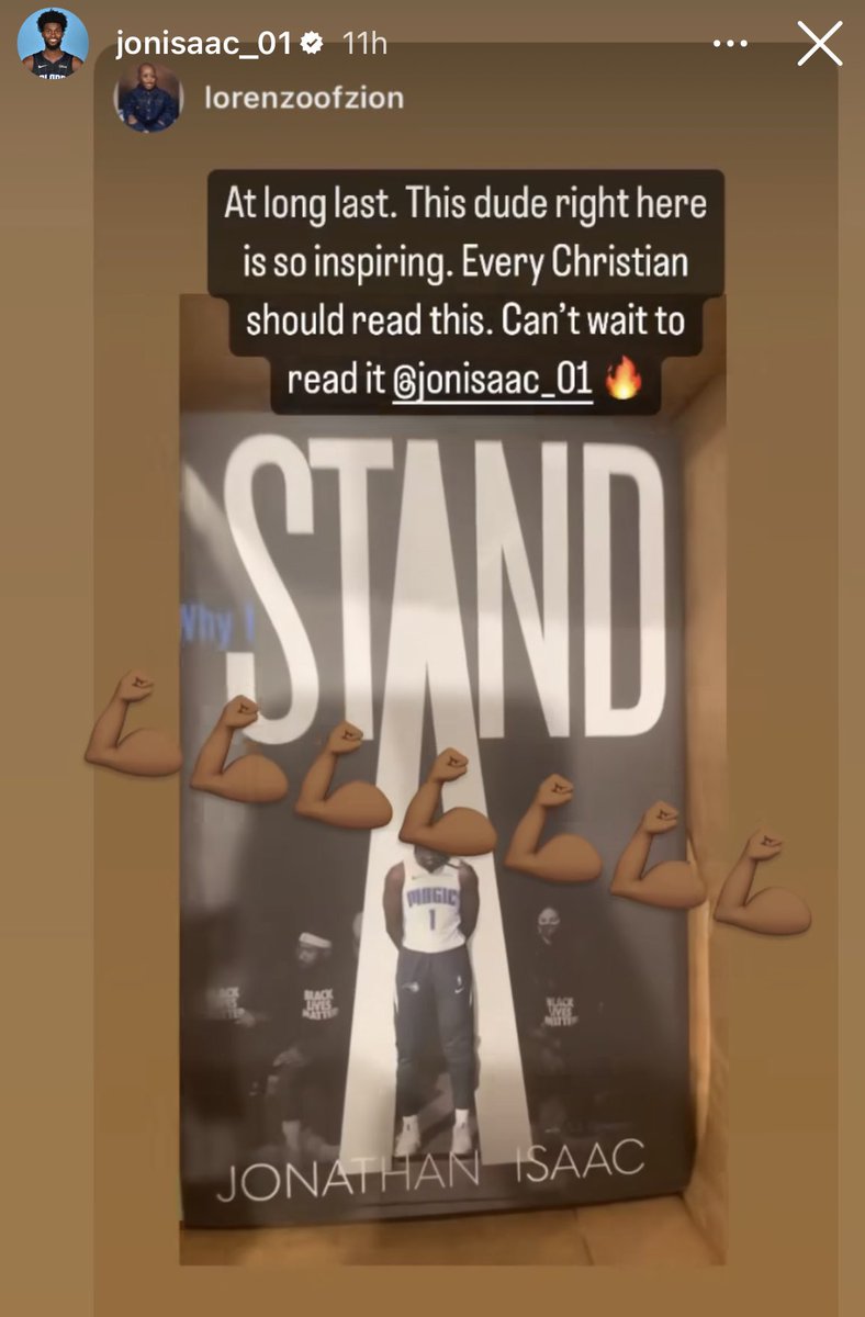 Can’t wait to read this. WHY I STAND by Jonathan Isaac https://t.co/17gECrR2Vm