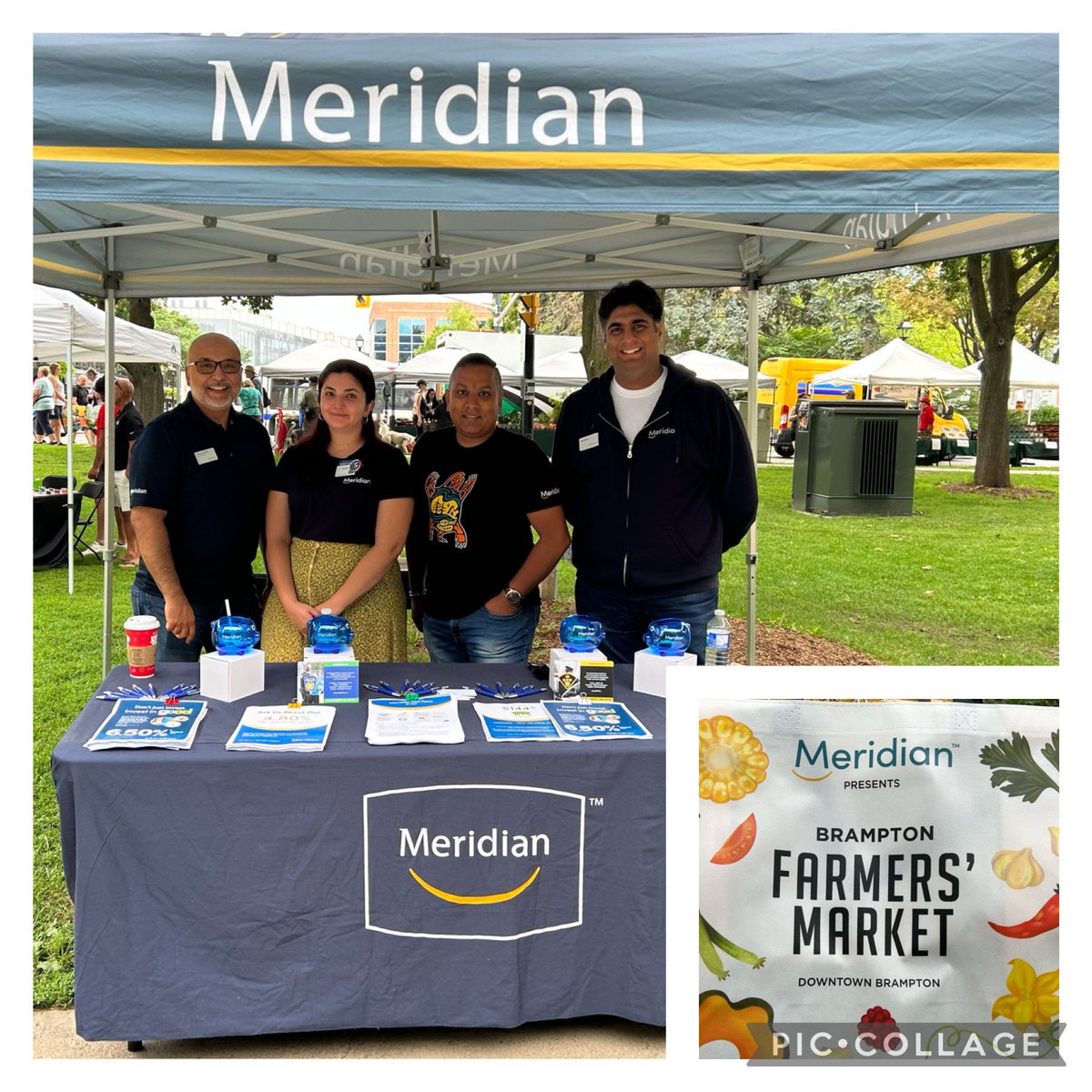 _iam_khurram's tweet photo. @MeridianCU supporting our local communities with our “Meridian for Good”. Stop by our booth at the #Brampton Farmers market!!! Thank you @roshhussain, @aaulR and team for your support. https://t.co/hSGJdMMJgJ