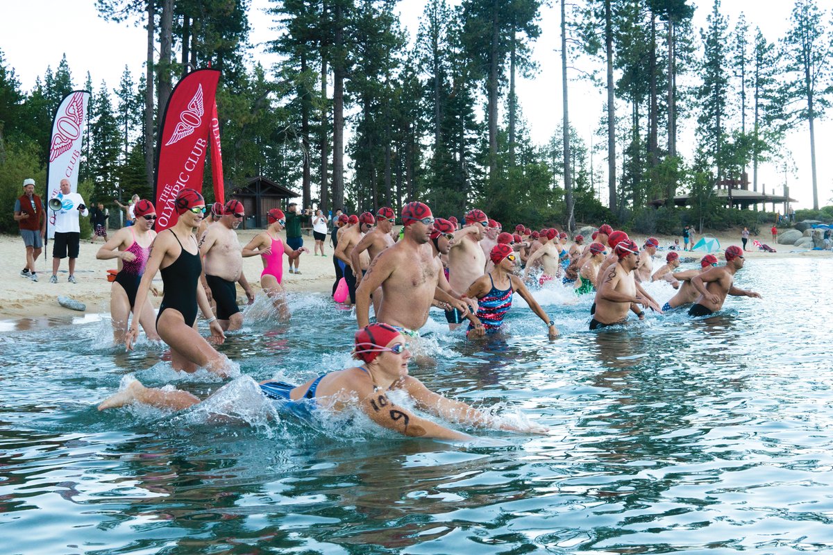 TheOlympicClub's tweet photo. The 2023 Trans Tahoe Relay is underway! Visit the link in our bio to stay up-to-date with race results 🏊‍♂️ #TransTahoeRelay #OlympicClub https://t.co/EFlp38XLND
