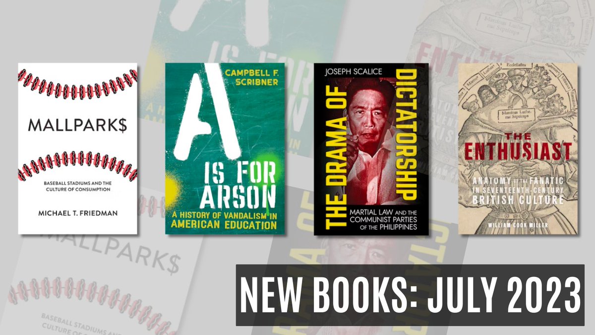 CornellPress's tweet photo. It's officially publication day for our July 2023 books! Dig into something new.

Featuring work by Michael T. Friedman, @ScribnerUMCP, @josephscalice, and @WillCookMiller. 

#NewBooks #CornellUniversityPress #CornellPress

View all titles: https://t.co/CXmdVgopEv https://t.co/w08pMnZR0G