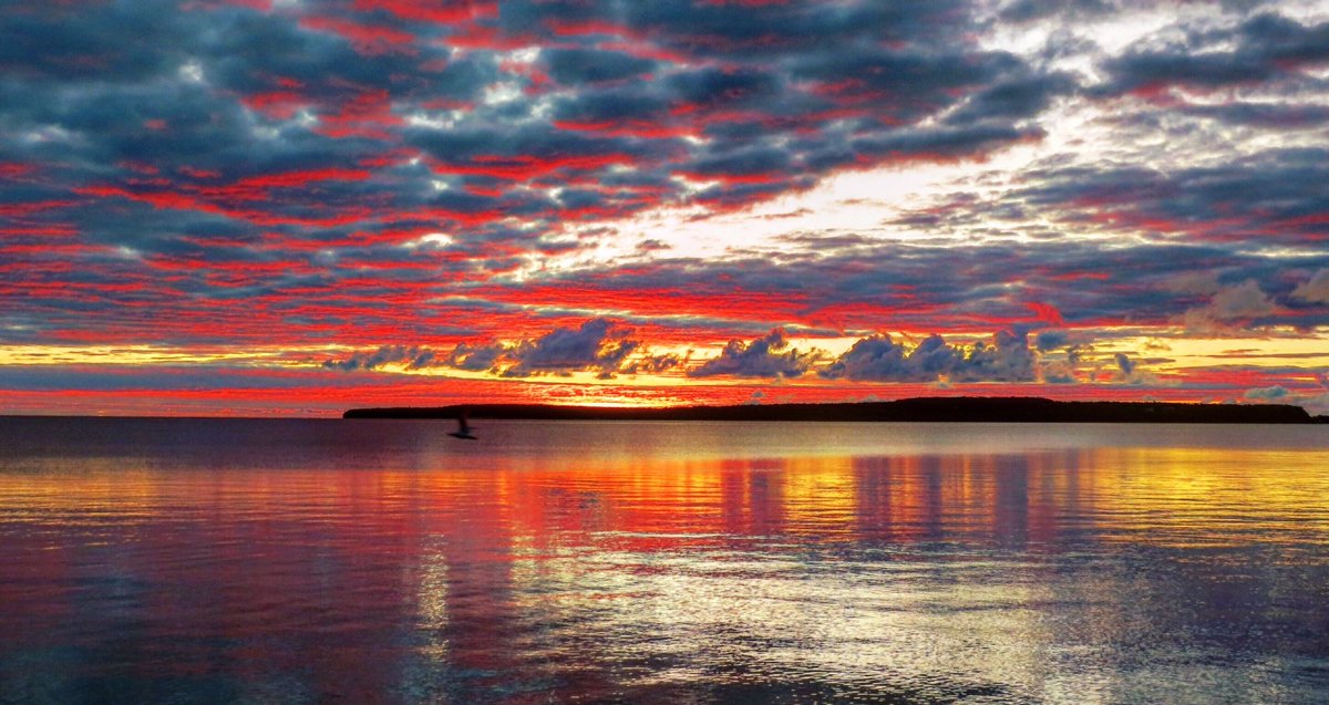 @SiKImagery @StormHour A dazzling #sunrise from the #UpperPeninsula of #PureMichigan ; A most memorable morning we love to revisit over and again.
🌅📸#mitchandmarcyphotos

@StormHour #SaintIgnace #sunrisephotography #LakeHuron