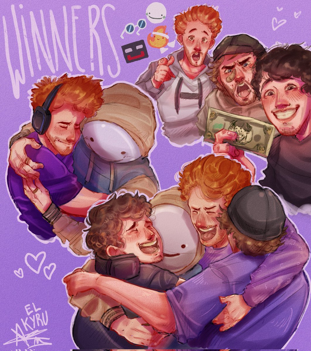 let's gooo my favorite boysss, they may not have won the twitch rivals but they did win an incredible friendship. love u guys, you did amazing <3

#dreamfanart #sapnapfanart #georgefanart #TwitchConParis