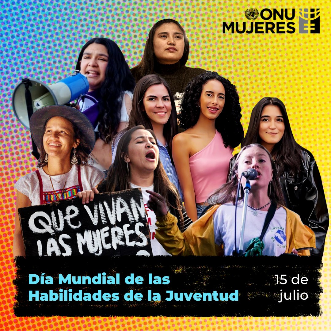 ONUMujeresArg's tweet photo. 🌎💁‍♀️  En el Día Mundial de las Habilidades de la Juventud reconozcamos la importancia de la participación activa de las juventudes en la #Agenda2030. Su creatividad e innovación son clave para generar cambios positivos a nivel global. https://t.co/dC3TNGlI8X