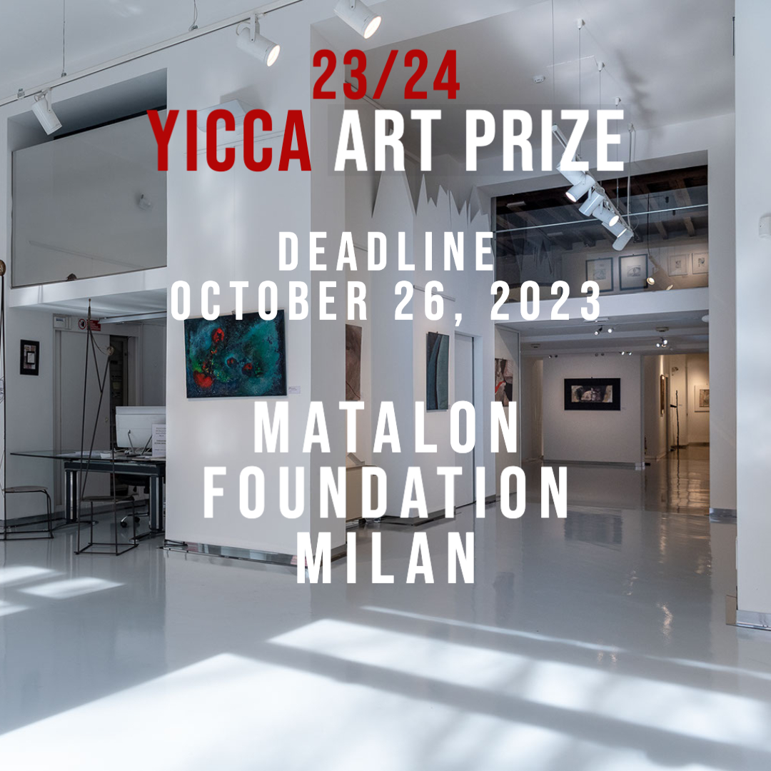 info_yicca's tweet photo. YICCA 23/24 art prize
New edition is started!

Final show in Milan.
Matalon Foundation

Application deadline: October 26, 2023

Applications and info on:
https://t.co/dupEFJ24uM https://t.co/6EYXfkChtE