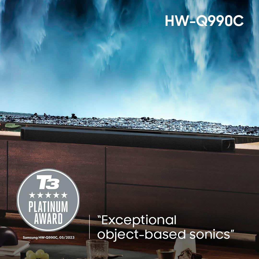 SamsungTV's tweet image. Time to let the reviews do the talking! Here’s what the experts think about the Samsung Q-Series and Ultra Slim Soundbars.
Learn more about the Samsung HW-Q990C Soundbar at: smsng.co/SoundDevice

#Qseries #UltraSlim #SoundDevice #Samsung