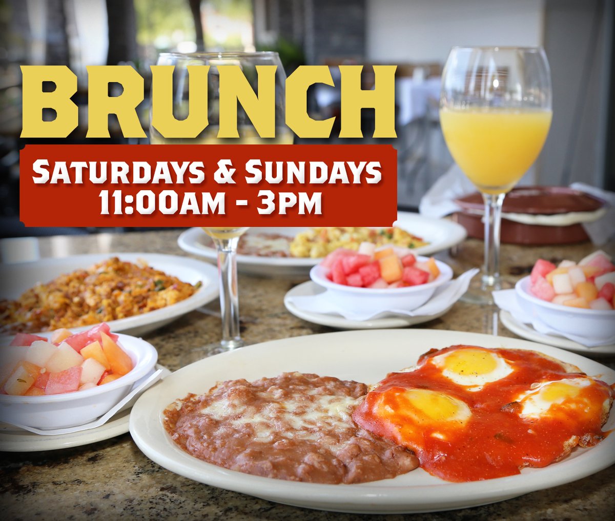 anamiastexmex's tweet photo. Happy Weekend! Start it off with our brunch.
.
.
.
.
#brunch #mimosas #texmexbrunch #refreshyourself https://t.co/2KOiAe3YW5