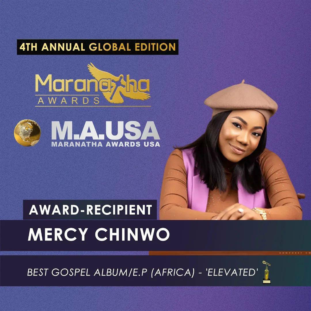 LIFE IS SWEET WITH JESUS ❤️🔥 ... Congratulations are very much in order😅💃🏾💃🏾 Thank you Maranatha awards for the honour 🎖 ...Keep streaming our Ep 'ELEVATED👇👇 mercy-chinwo.ffm.to/eleva… Wonder video 👉 youtu.be/nB9Of… Confidence Video👇👇 youtu.be/nB9Of…