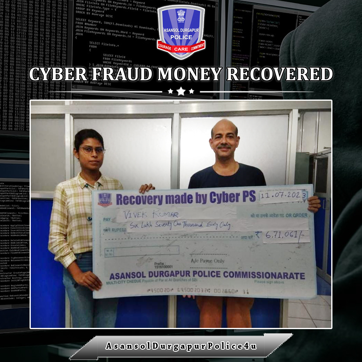 Asansol Durgapur Police tweet media