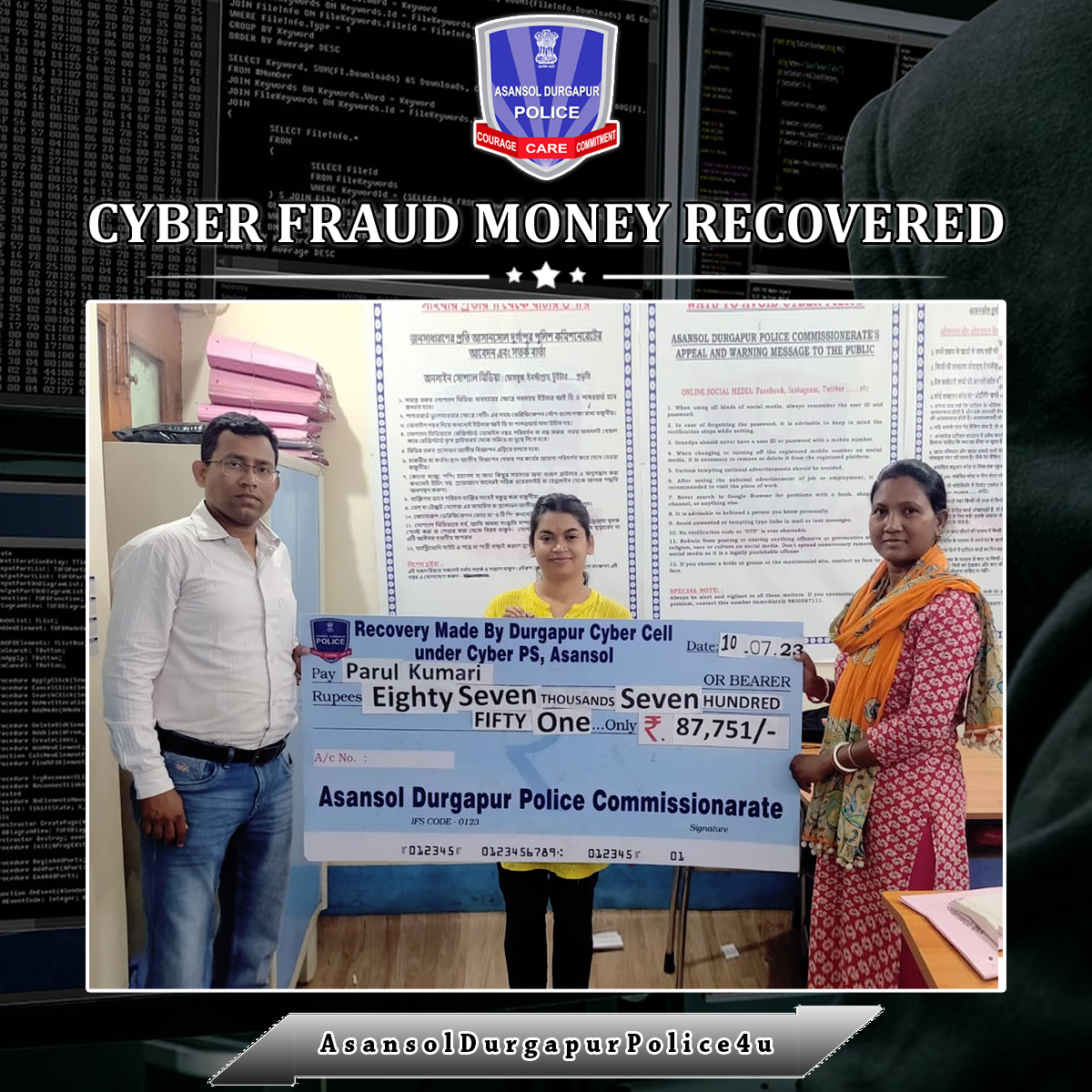 Asansol Durgapur Police tweet media