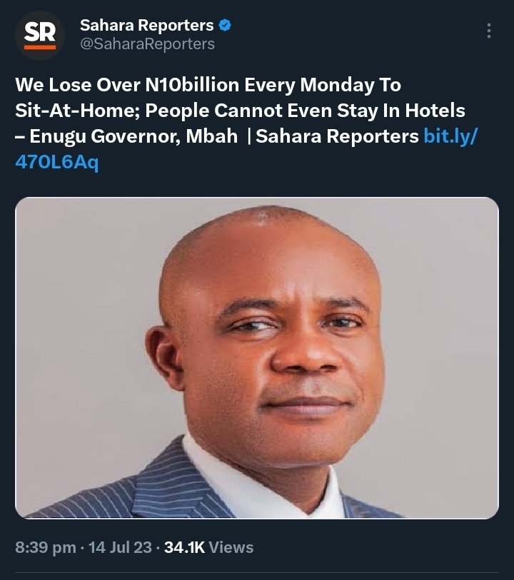 JamesNkemdirim's tweet image. IMAGINE LOOSING #10B EVERY MONDAY, SO SINCE MANY YEARS WE DON'T SIT AT HOME,WHAT HAVE YOU PEOPLE DONE WITH SUCH HUGE AMOUNT OF MONEY ? WE'VE NO ROAD,LIGHT,WATER, HOSPITALS, GOOD SCHOOLS FRM MONDAY TO FRIDAY IS #50BILLION,THAT'S WHY WE MUST RESTORE BIAFRA B/C ALL OF YOU'RE THIEVES