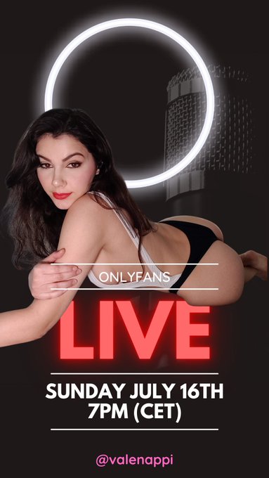 ❗🗣️I'm going to be LIVE STREAMING on SUNDAY JULY 16TH at 7PM (Central Europe Time) on my ONLYFANS VIP