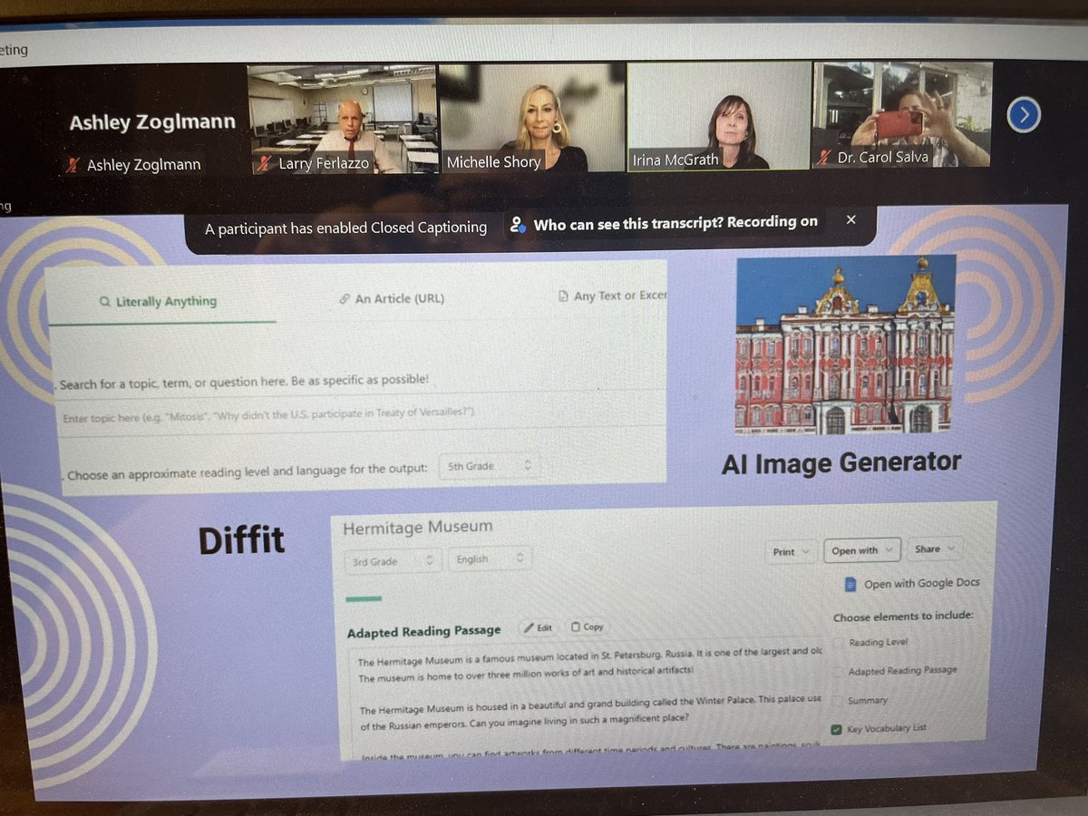 MrsZoglmann's tweet photo. #MLSummit is happening now! Lots of great tech tools being shared this morning for multilingual learners. https://t.co/vlJYvydaW8