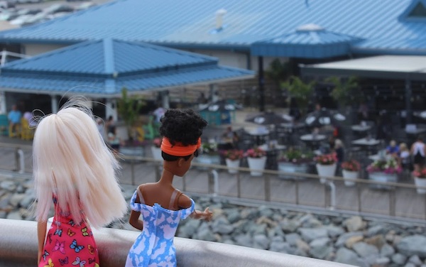 CMLFerry's tweet photo. Barbie took a trip on the Cape May-Lewes Ferry to pick up Ken. Their hot pink car turned some heads as they sailed across the Delaware Bay. Did you see Barbie roll through the tolls?💗 #Barbie #BarbieTheMovie #CMLF https://t.co/SXyfFxN8EM