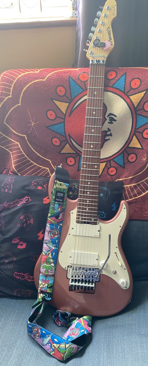 paulwatts003's tweet photo. The #RedBishop parts arrived this week, so the Tremolo arm now fits nice and tight (no wobble!). 
I had to manually adjust the arm angle to suit my hand (playing style), but now it's all perfect! 😉

The guitar is now all cleaned, back together.
Feels good 😊👍 https://t.co/Y4b25mAOzi