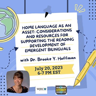 Our second PD event of the summer is coming up! This is a members-only event being held on 7/20 at 6-7 PM EST. Membership is just $24! We hope to see you there! 

njliteracy.org

#njed <a href="/ILAToday/">ILA</a> #teachers #teach #teaching #schools